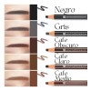 Lápiz Delineador Diseño Cejas + Brocha Doble Punta Kit 3pz