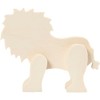 Animal Figurine Lion Height 13 cm Width 16 cm Plywood