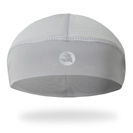 EMPIRELION Low-Profile Skull Cap Helmet Liner, Summer Sweat Wicking Cycling Beanie Hard Hat Working Cap, Soft Breathable Sun Protection Light Grey