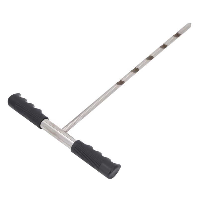 Soil Probe Rod, 17-32-48 Inch Stainless Steel Septic Tank Locator