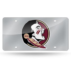 Rico FSU Florida State Seminoles Acrylic License Plate Laser Tag