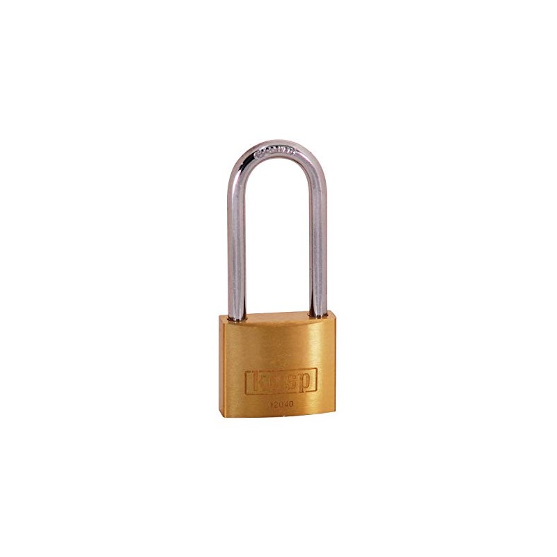 Kasp K12040L63D Brass Padlock 40 x 63 mm Long Shackle,