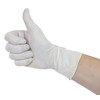 Medi-Inn Latex White Grip Disposable Gloves Powder-Free (Size: M, Quantity: