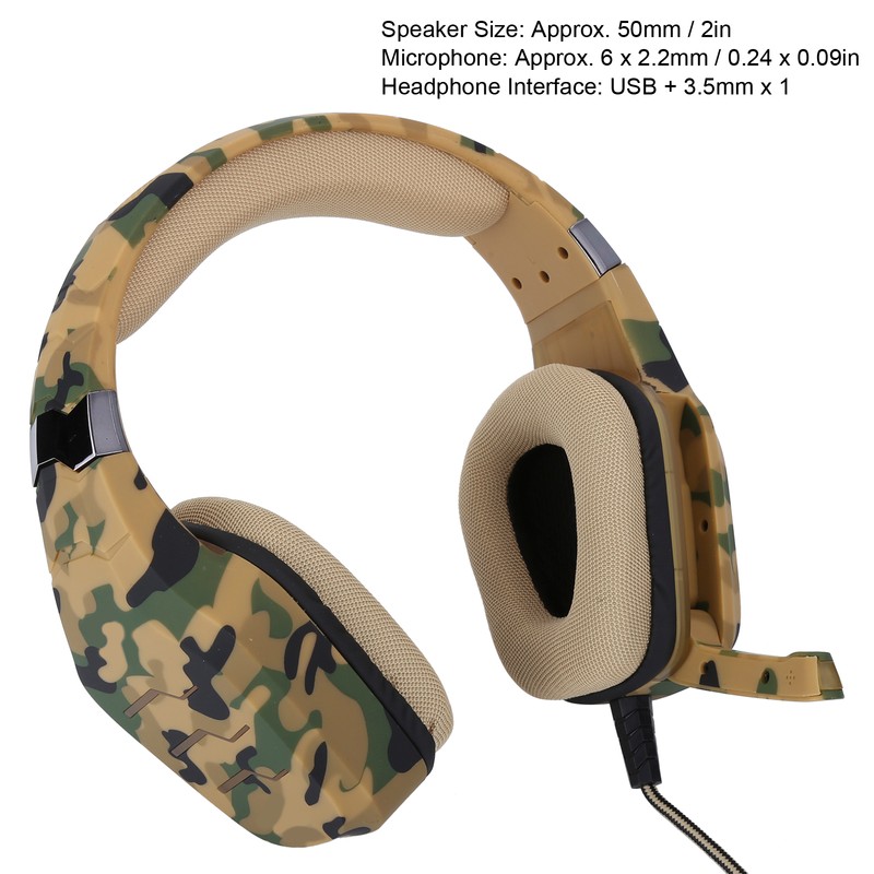 GT88 3.5mm USB Gaming Headset Mic Headphones Stereo Surround for