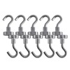 10pcs Magnetic Grill Hooks 35Lbs Strong Locker Silver Magnet S-Hooks