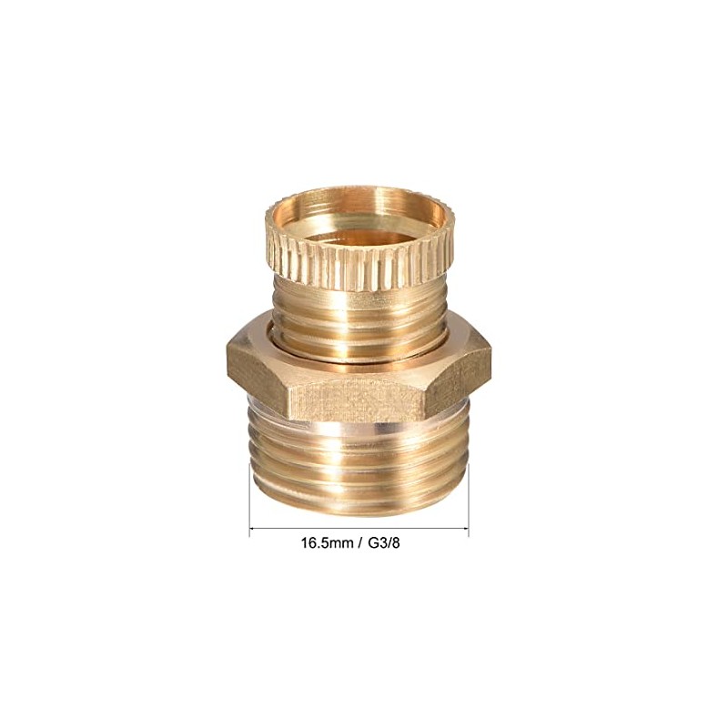 sourcing map Air Compressor 3/8 PT Male Thread Water Drain