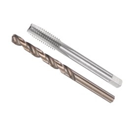 CoCud Tap and Drill Set 5/16-18 UNC 2B Tap Screws Drill Diameter 6.5mm Small Thread Tap and Twist Drill Bit Tool Kit for Threading Tapping Repair 1 Set