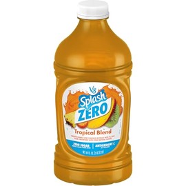V8 Splash Zero Sugar Tropical Blend Flavored Beverage, 64 fl oz Bottle