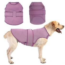 Caslfuca Dog Anxiety Vest Calming Jacket for Small Medium Large Dogs, Dog Shirt Wrap for Indoor Outdoor Fireworks, Thunder, Travel, Separation