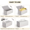 KINGFOM PU Leather Tissue Box Tissue Box Tissue Box for