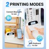 EazeID Label Maker Machine with-Tape Waterproof, Rechargeable Handheld Label Maker
