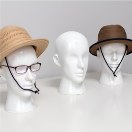 SK-QACD Mannequin Head Male Professional Cosmetology Manikin Head for Display Headset, Headphone, Game Console, Hats, Wigs Jewellery（L20-LB）