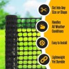Temporary Plastic Fence Roll 4x100FT Garden Safety Mesh Dog Chicken
