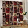 INSFBRB Rustic Cabin Curtains for Bedroom - Vintage Farmhouse Hunting