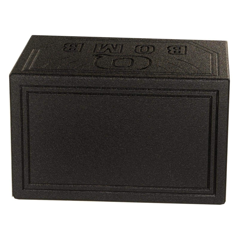 Q Power Single 8-Inch Vented Chamber Subwoofer Box, Side-Ported Design