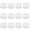 24PCS 0.95 oz Transparent Round Beads Storage Containers Box,Round Bead
