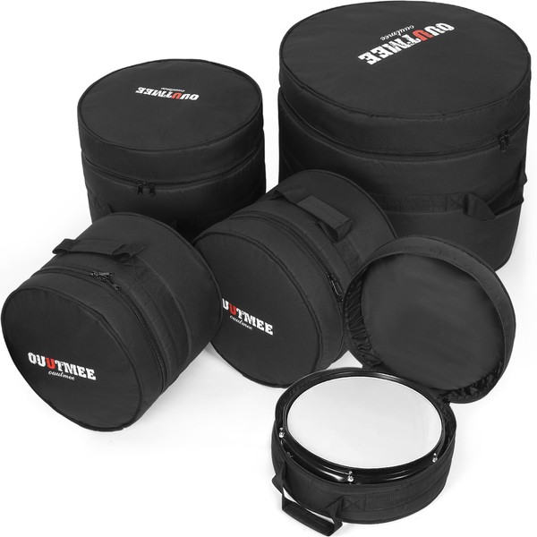 OUUTMEE 5 Piece 10mm Padded Drum Bag Set for 12"