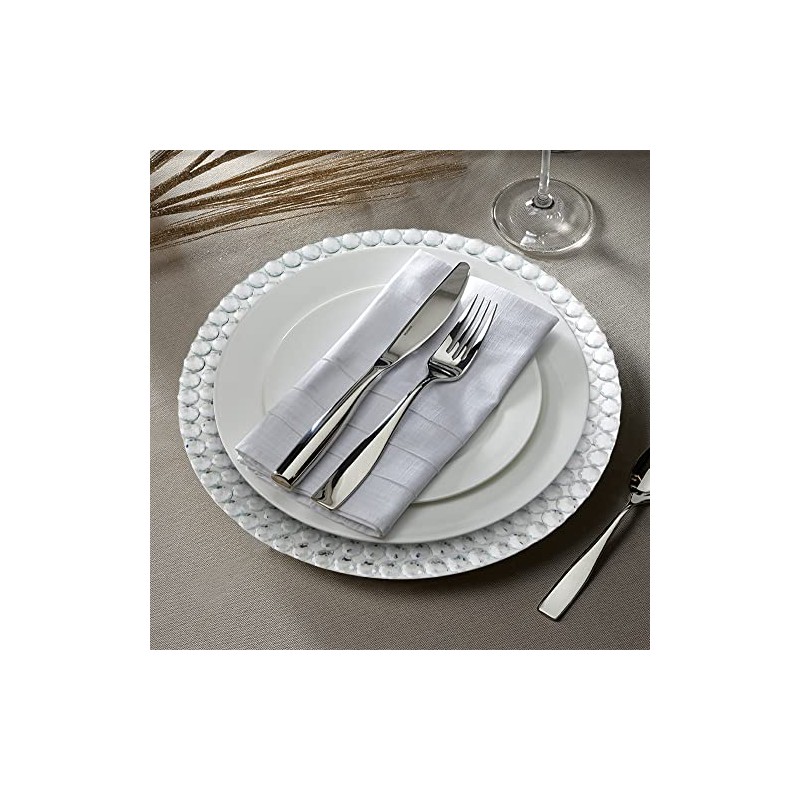 Charge it by Jay Mirror Glass Charger Plate 13” Decorative