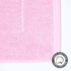 Homescapes Imperial Plain Pink Bath Mat 50 x 80 cm