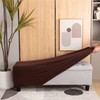 Cornasee Funda elástica para taburete, estilo moderno (café, extragrande)