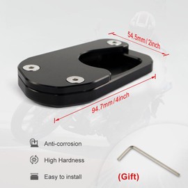 Xitomer Motorbike Side Stand Enlarger Fit for NC750X 2021-2024 Kickstand Shoes Extension Enlarger plate Stand Shoes