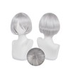 OSIAS 2B Wig Silver Thick Short Heat Resistant Hair