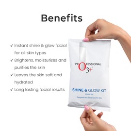 O3+ Shine & Glow Mono Dose Kit for Brightening, Whitening & Even Skin Tone (38g)