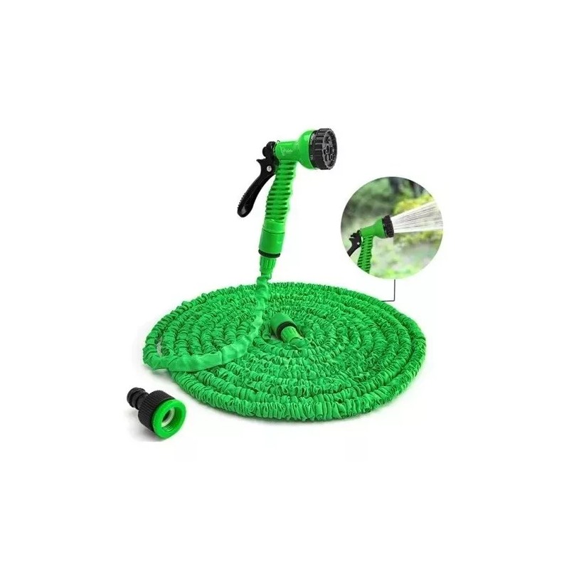 Magic Hose Mangueras Expandibles Jardin Pistolas Aspersor Retractil 30m