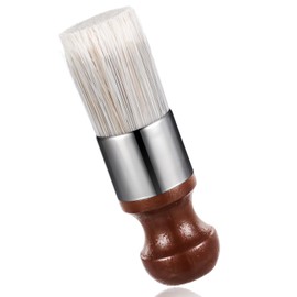 Matwsec Salve Brush for Furniture, Leather & Wood Care Cleaning Brush with Comfortable Handle & Soft Bristles Wax Brushing Tool for Home Car Interiors (Brown)