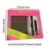 3/2/1SET MAKE UP Eyelash Clusters Kit 168Pcs with Lash Bond