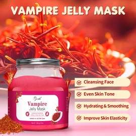 Jelly Masks for Facials Professional, Vampire Jelly Mask Powder with Mixing Bowl Set, Peel Off Face Mask Skincare for Hydrating, Smoothing & Nourishing, Hydrojelly Masks Gift Set DIY Spa