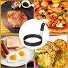 Egg Rings Set, 6 Stainless Steel Pancake Molds and Egg