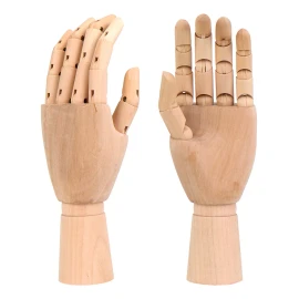Lecute Mano Maniqui Madera 25cm Articulado Dibujo Boceto Pintura Ar