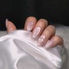 [Glass Bead Magnetic Nail] Mongul Heart Handmade Nail Tips Soft