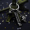 Zguhsadl Motorcycle Keychain,cool keychains,Helmet Keychain,motorcycle gifts,Scooters, Dirt Bike Cars Gifts