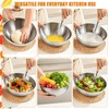 TINSKY 3 Pcs Stainless Steel Mixing Bowls Set Food Grade