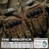 Glove Station - Tactical Shooting Hard Knuckle Gloves for Men