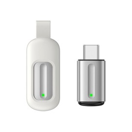 Universal Mini Smart IR Remote Controller Adapter Android Mobile Phone Infrared Controller Smartphone Infrared Controller Adapter for Using in Control Most Home Appliances (Type C, Silver)