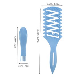 WOONEKY Hair Combs for Curly Hair Cutting Comb Scalp Brush for Dandruff Removal Multifunctional Paint Tube Squeezer
