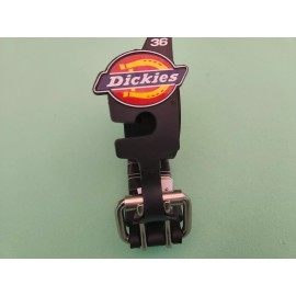 Dickies casual Men's genuine Leather Double Prong Belt Black belt size 36 new