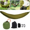 Camping Hammock Portable Parachute Hammock with Storage Bag and Snap