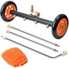 EVEAGE 2-in-1 Undercarriage Pressure Washer Water Broom, 16" Under Car