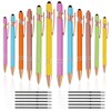 12 PCS 2 in 1 Stylus Ballpoint Pen with Stylus