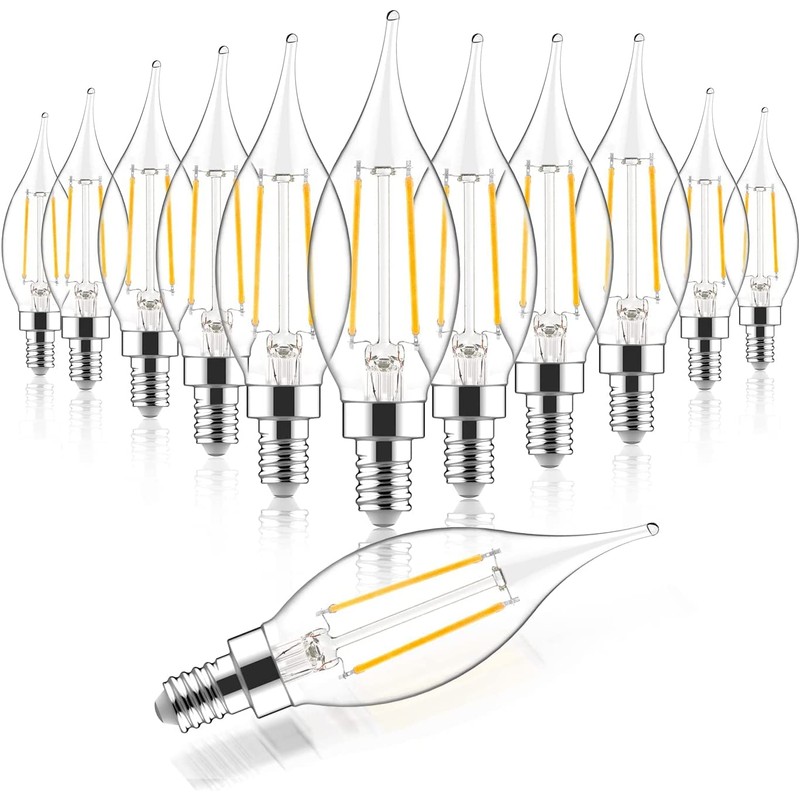 Sengled E12 LED Bulb Dimmable, Candelabra 60W Equivalent, CA10 Flame