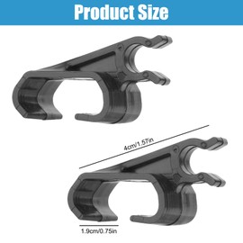 MZY LLC 4 Pcs Tonneau Cover Clamps Replacement Cover Parts for BAKFlip MX4, 351B0024 Prop Rod Clips Set for Tonneau Replacement Parts, Plastic Undercover Truck Bed Cover Clips