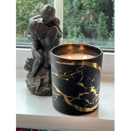 Soja Duftkerze Abend in Paris Duft Schöne Duftkerze zur Entspannung Doppeldocht Aromatherapie