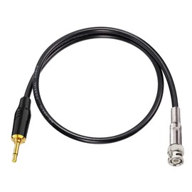 RedYutou BNC Male to 3.5mm Mono 1/8" TS Stereo Plug Adapter Antenna Extension Cable Coaxial Power Audio Cable 3.3ft