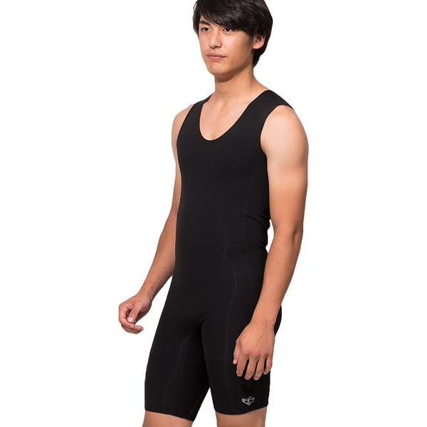 FELLOW Heat Max Thermal Inner, 0.02 inch (0.5 mm), Short John, Men's Surfing, Brushed Lining, Wetsuit, Semi-Dry Suit, Inner Sup, Japanese Standard, ML Size