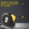 2 Packs Tape Measure Body 25/16 FtMetric/Imperial Self Centering Mini
