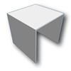 EPOSGEAR Nesting Plinths Acrylic Plastic Retail Riser Tiered Counter Display